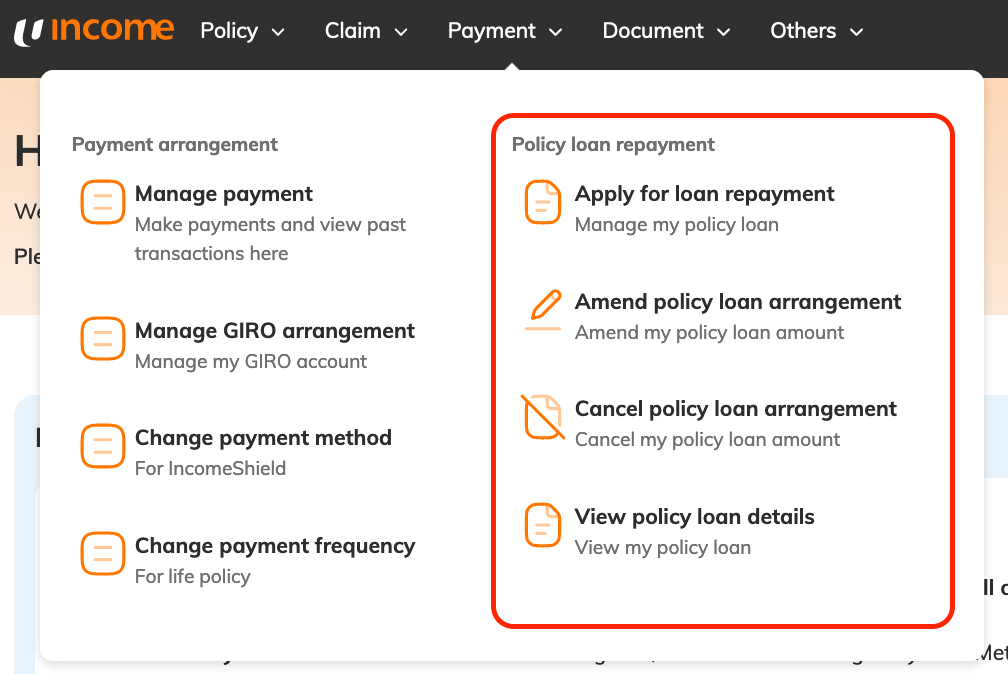 How to pay NTUC Income Insurance Loan online (GIRO or one-time payment)